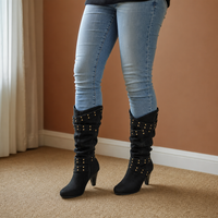 Ankle Boots for Women with Studded Detail | E&W - 1 - Elenwear