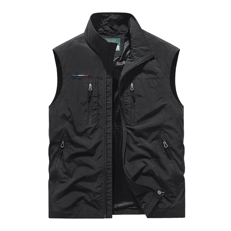 Men's Casual Vest with Functional Pockets | E&W - 2 - Elenwear