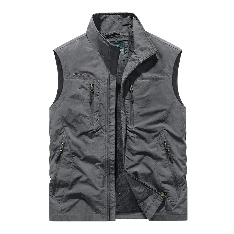 Men's Casual Vest with Functional Pockets | E&W - 4 - Elenwear