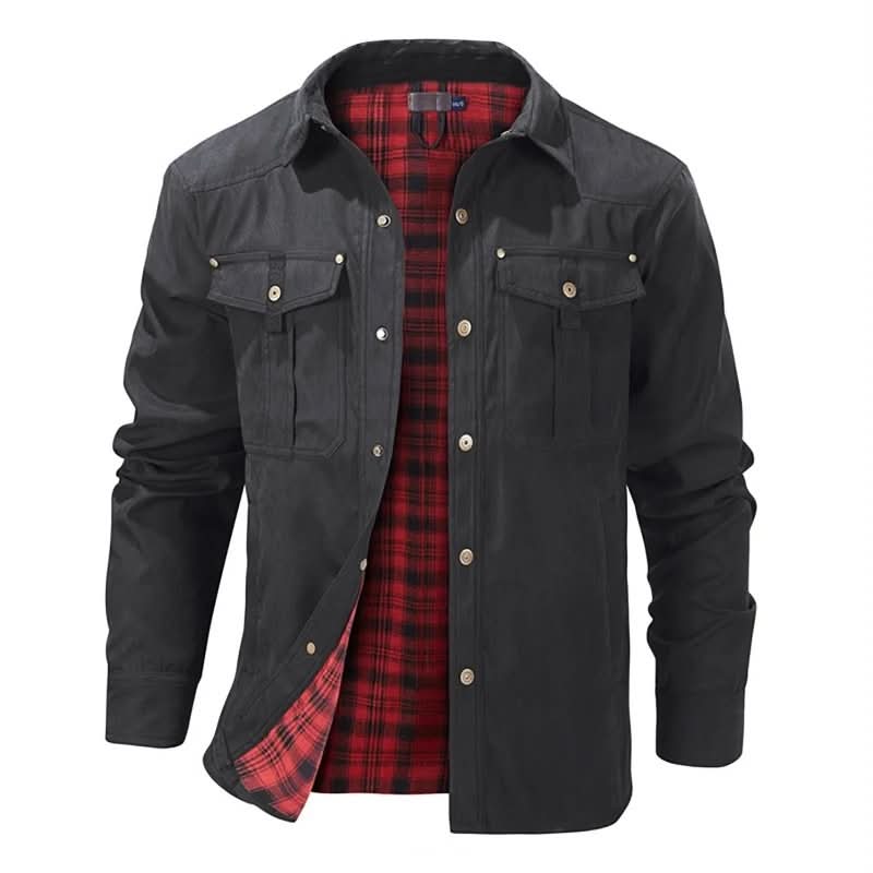Classic Men's Jacket with Functional Pockets | E&W - 2 - Elenwear