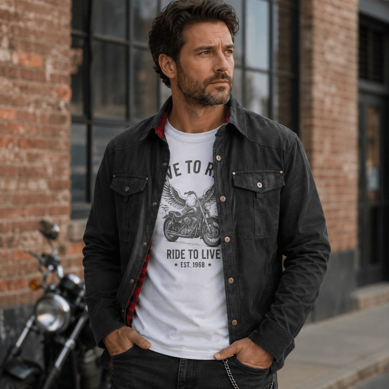 Classic Men's Jacket with Functional Pockets | E&W - 3 - Elenwear