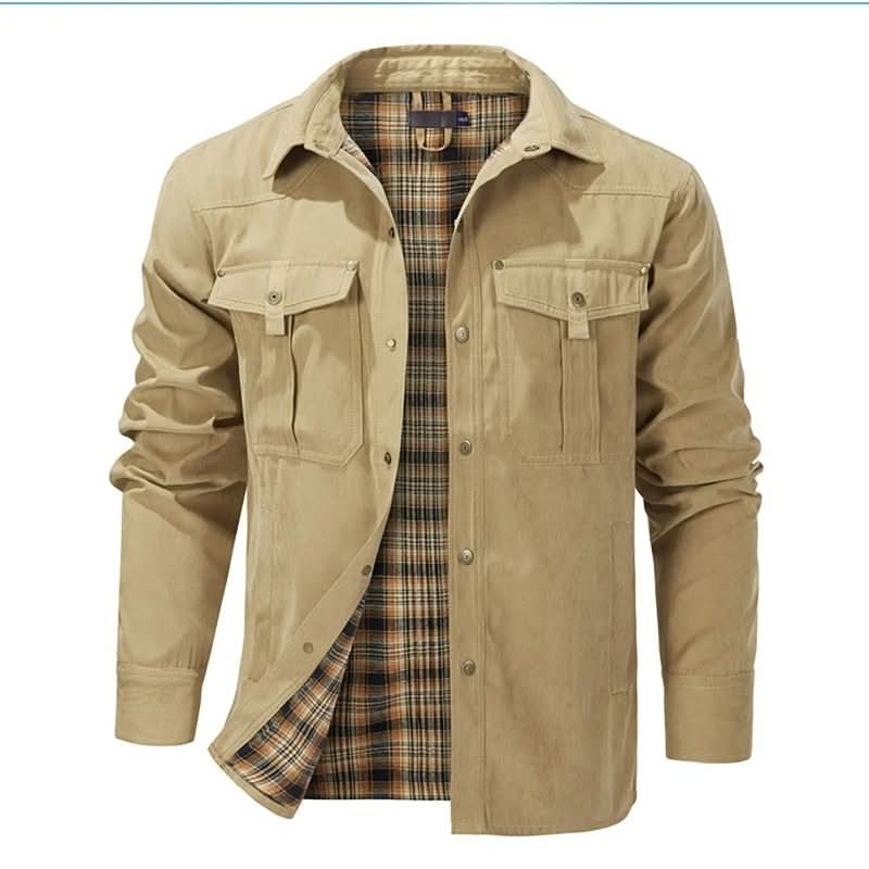 Classic Men's Jacket with Functional Pockets | E&W - 7 - Elenwear