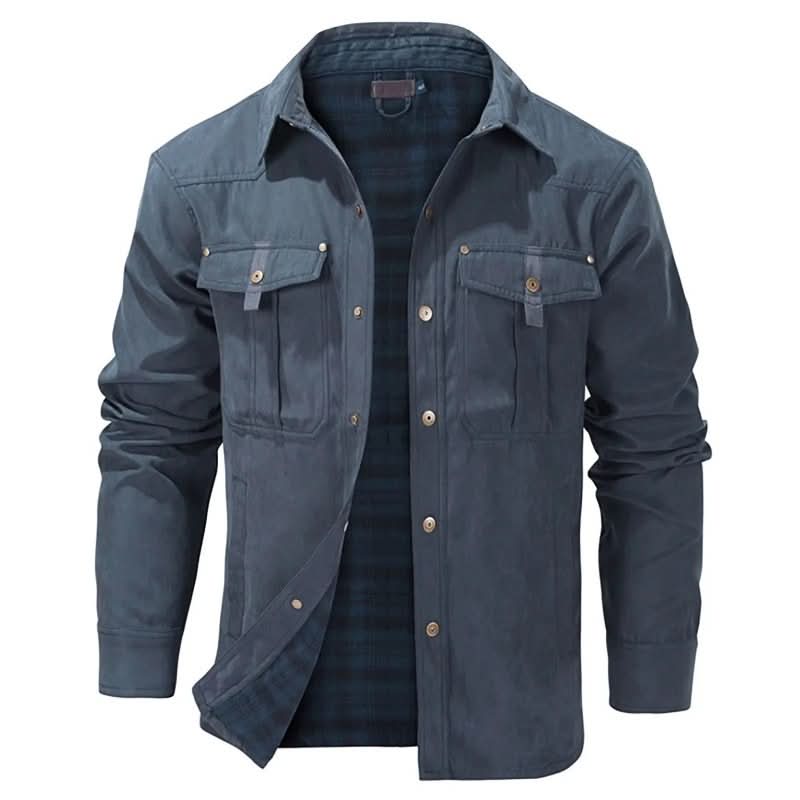 Classic Men's Jacket with Functional Pockets | E&W - 9 - Elenwear