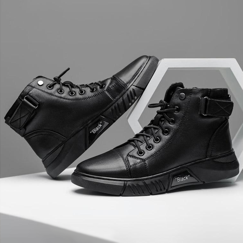 High-Top Boots for Women | Stylish Lace-Up Design | E&W - 1 - Elenwear