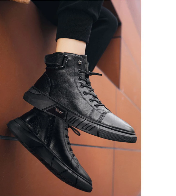 High-Top Boots for Women | Stylish Lace-Up Design | E&W - 6 - Elenwear