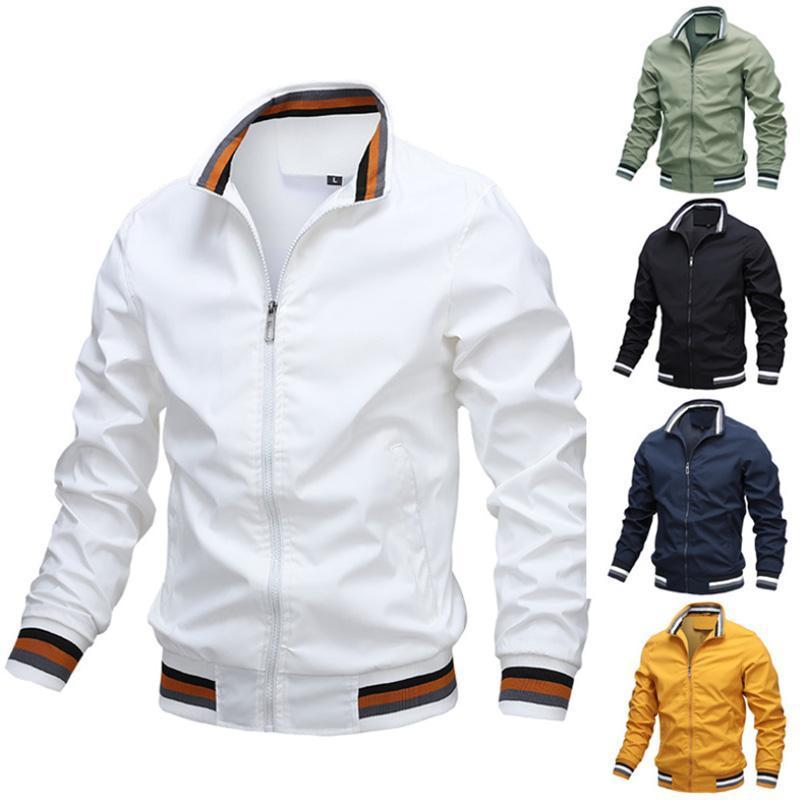 Casual Jacket for Men with Sporty Design and Zippered Pockets | E&W - 1 - Elenwear