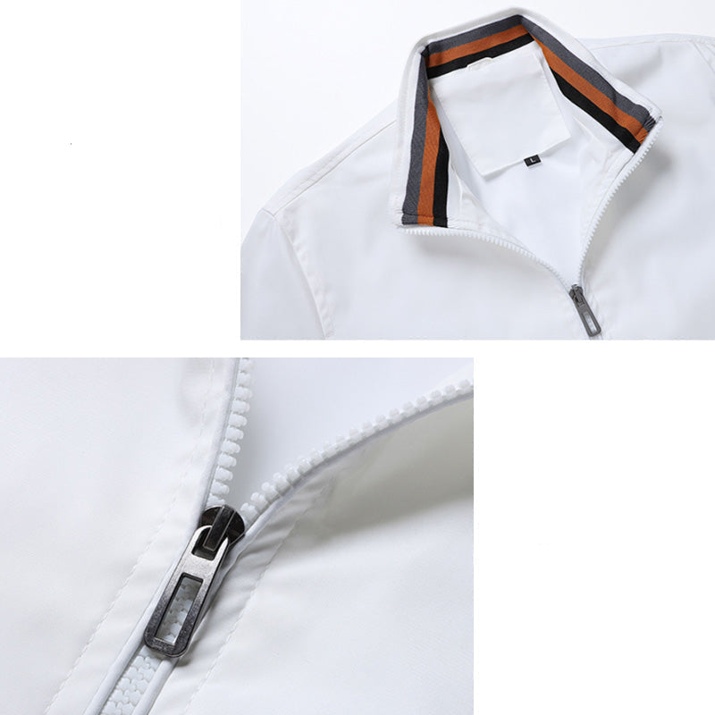 Casual Jacket for Men with Sporty Design and Zippered Pockets | E&W - 3 - Elenwear