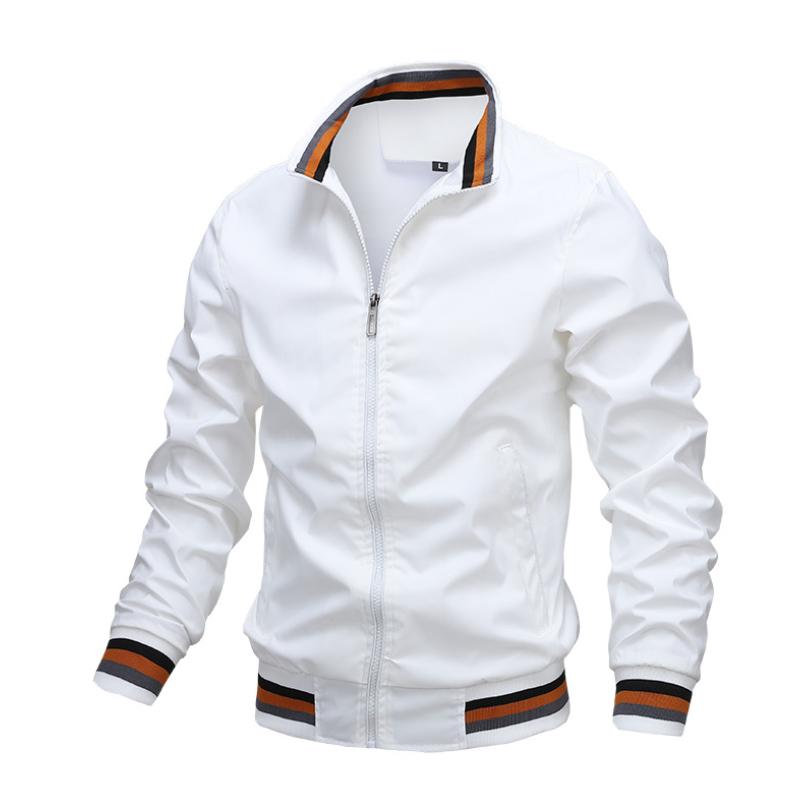 Casual Jacket for Men with Sporty Design and Zippered Pockets | E&W - 8 - Elenwear