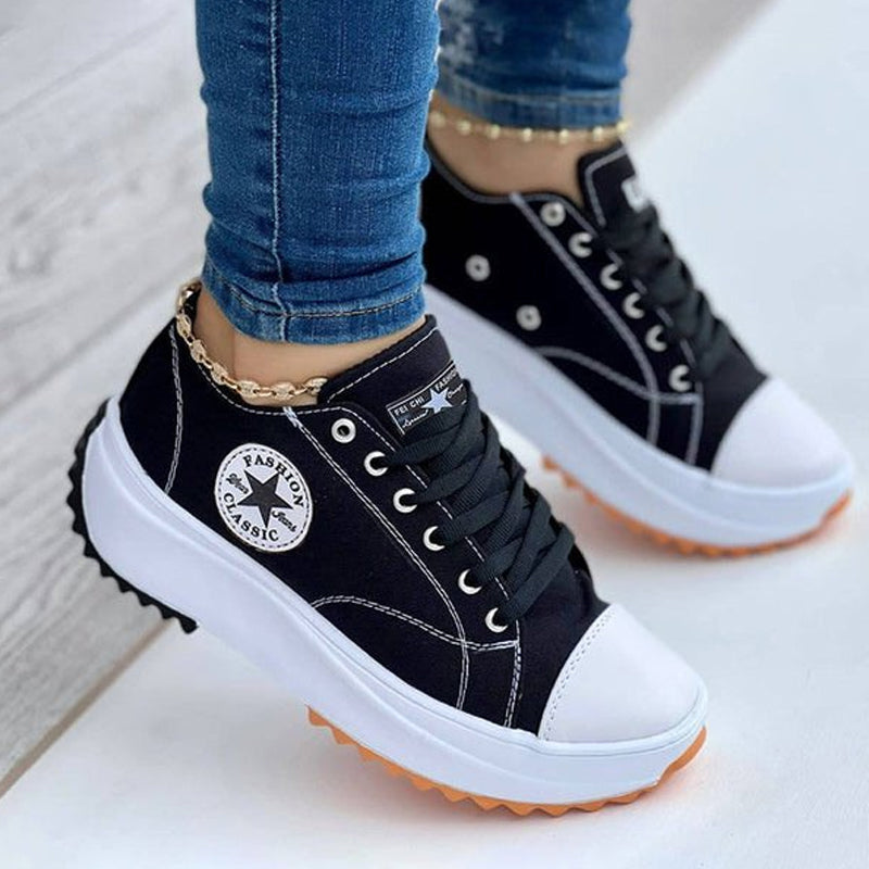 Casual Shoes Women's Platform Trainers with Light-Up Sole | S&W - 8 - Stylewhipped
