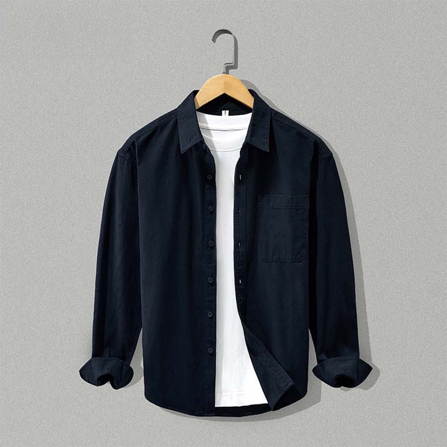 Men's Button-Down Shirt with Pocket | S&W - 7 - Stylewhipped