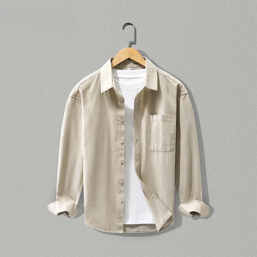 Men's Button-Down Shirt with Pocket | S&W - 9 - Stylewhipped
