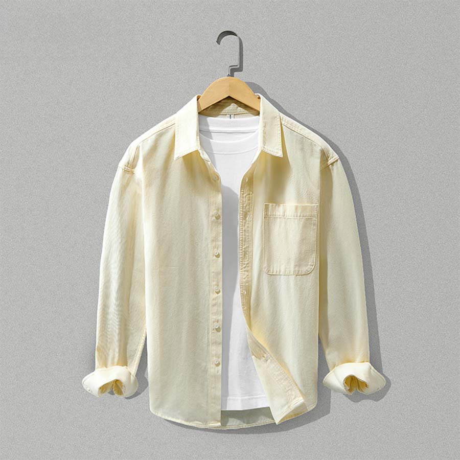 Men's Button-Down Shirt with Pocket | S&W - 11 - Stylewhipped
