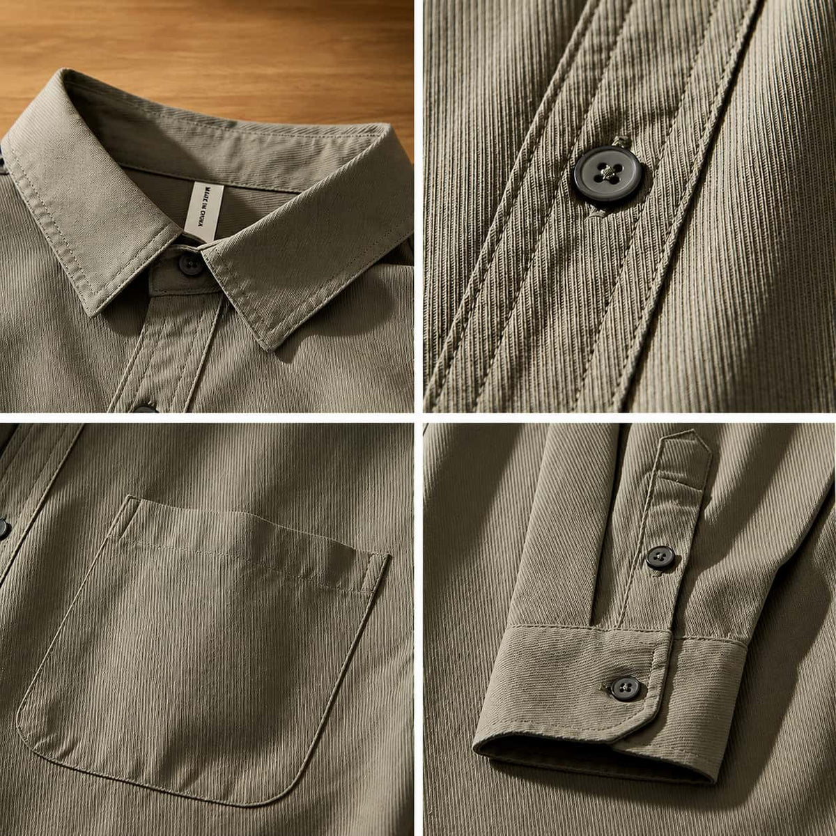 Men's Button-Down Shirt with Pocket | S&W - 12 - Stylewhipped