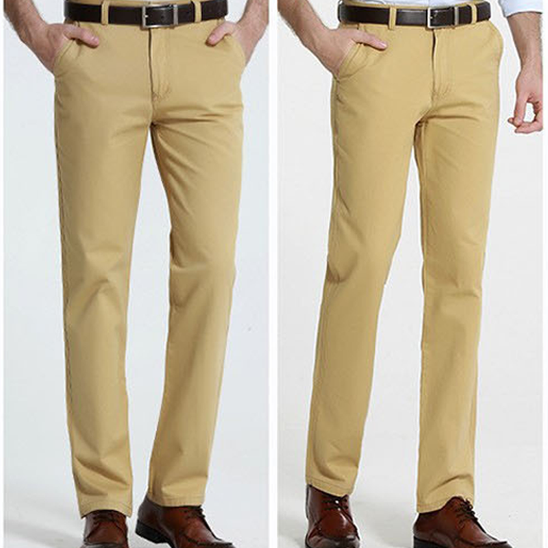 Tailored Chinos for Men | Slim Fit | Classic Design | S&W - 3 - Stylewhipped