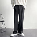 Tailored Trousers Women's Straight Fit with Pleats | S&W - 1 - Stylewhipped