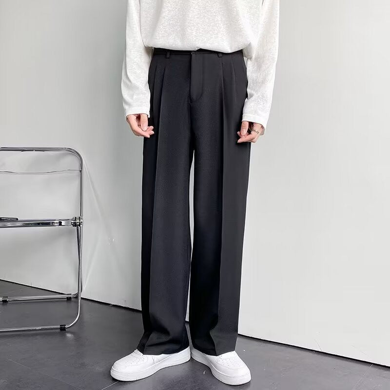 Tailored Trousers Women's Straight Fit with Pleats | S&W - 9 - Stylewhipped