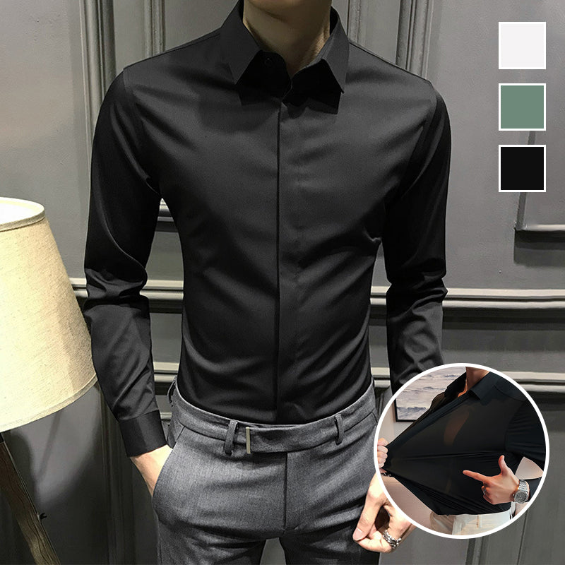 Men's Tailored Fit Button-Down Shirt | Smart Collar & Long Sleeves | S&W - 6 - Stylewhipped