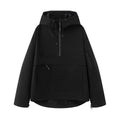 Oversized Anorak Jacket Women's with Hood and Kangaroo Pocket | S&W - 1 - Stylewhipped