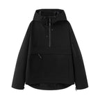 Oversized Anorak Jacket Women's with Hood and Kangaroo Pocket | S&W - 1 - Stylewhipped
