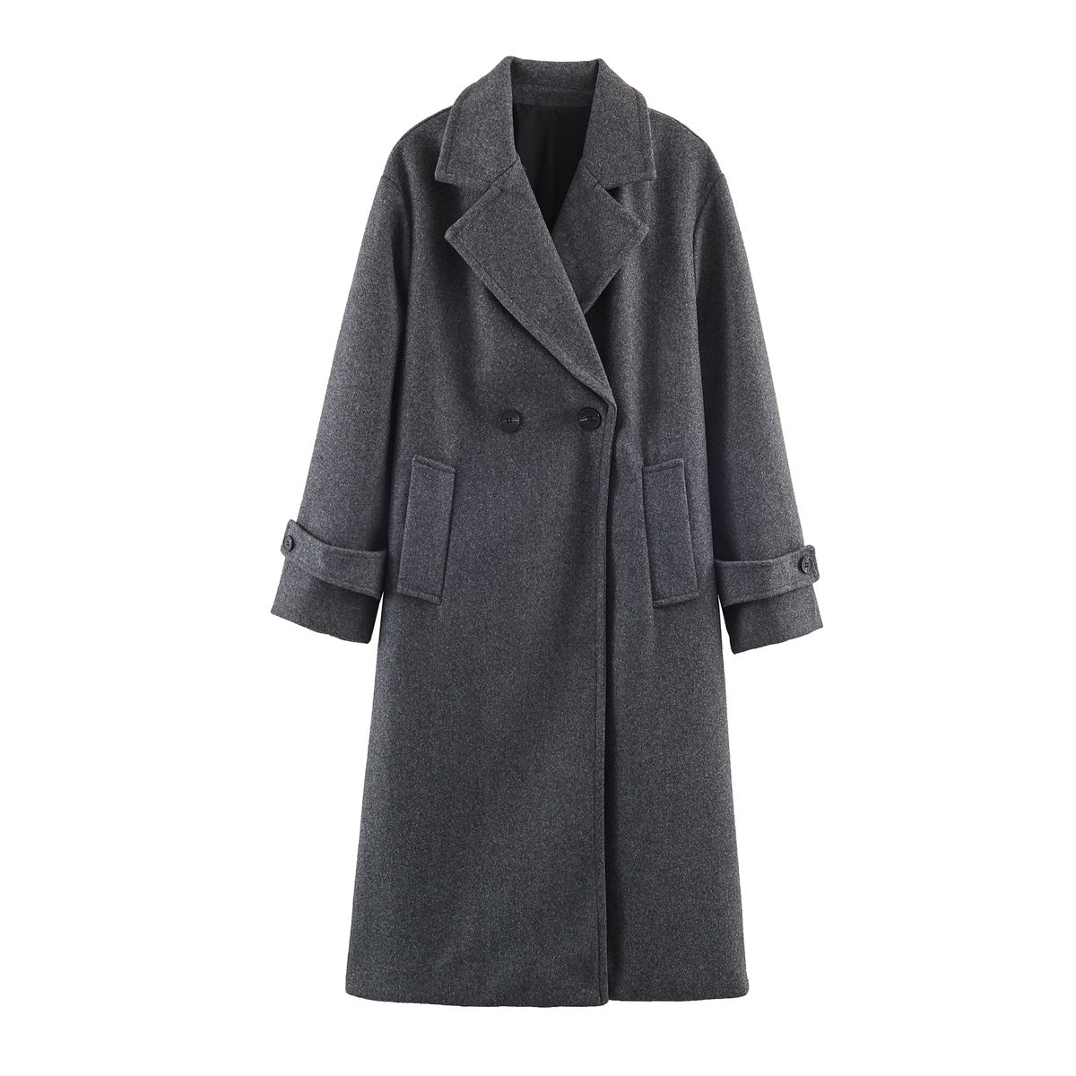Double-Breasted Oversized Coat for Women | Elegant Wide Lapels | S&W - 1 - Stylewhipped