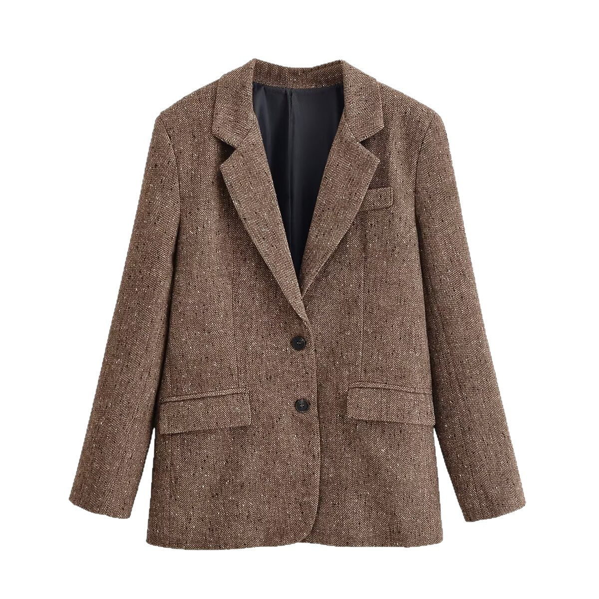 Blazer Women’s Tailored Fit with Classic Lapel and Flap Pockets | S&W - 3 - Stylewhipped