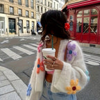 Floral Cardigan for Women | Relaxed Fit with Oversized Sleeves | S&W - 1 - Stylewhipped