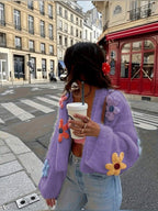 Floral Cardigan for Women | Relaxed Fit with Oversized Sleeves | S&W - 6 - Stylewhipped