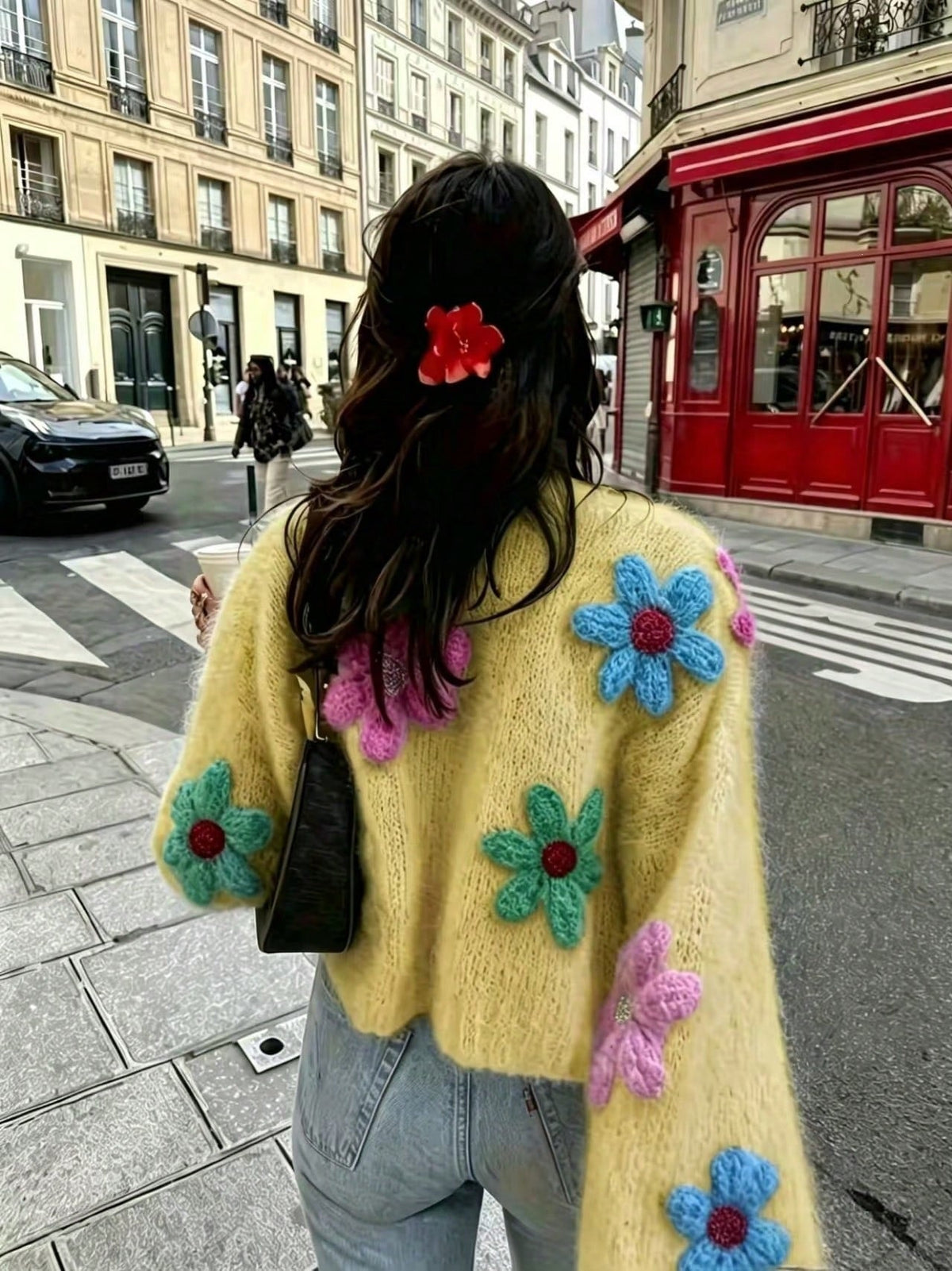 Floral Cardigan for Women | Relaxed Fit with Oversized Sleeves | S&W - 9 - Stylewhipped