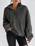 Pullover Women | High Neck with Zip and Oversized Fit | S&W - 10 - Stylewhipped