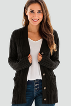 Cardigan Women | Relaxed Fit with Button Closure | S&W - 3 - Stylewhipped
