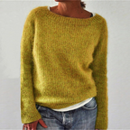 Pullover Women's Loose Fit with Wide Neckline | S&W - 5 - Stylewhipped