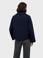 Women's Double Breasted Jacket with Wide Collar and Relaxed Fit | S&W - 6 - Stylewhipped