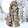 Winter Jacket Women's Long Sleeve Hooded Puffer Coat | S&W - 1 - Stylewhipped