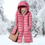 Winter Jacket Women's Long Sleeve Hooded Puffer Coat | S&W - 5 - Stylewhipped