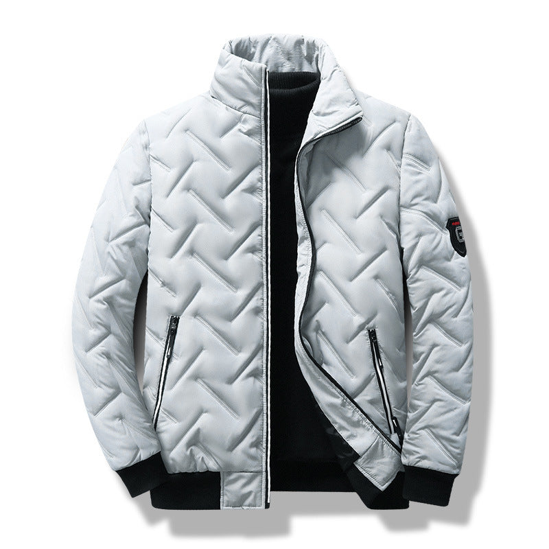 Men's Insulated Jacket - Tailored Fit with Zipper Pockets | S&W - 6 - Stylewhipped