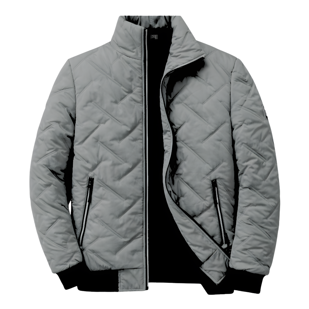 Men's Insulated Jacket - Tailored Fit with Zipper Pockets | S&W - 7 - Stylewhipped