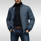 Quilted Jacket Men's | Contemporary Fit with Functional Pockets | S&W - 2 - Stylewhipped