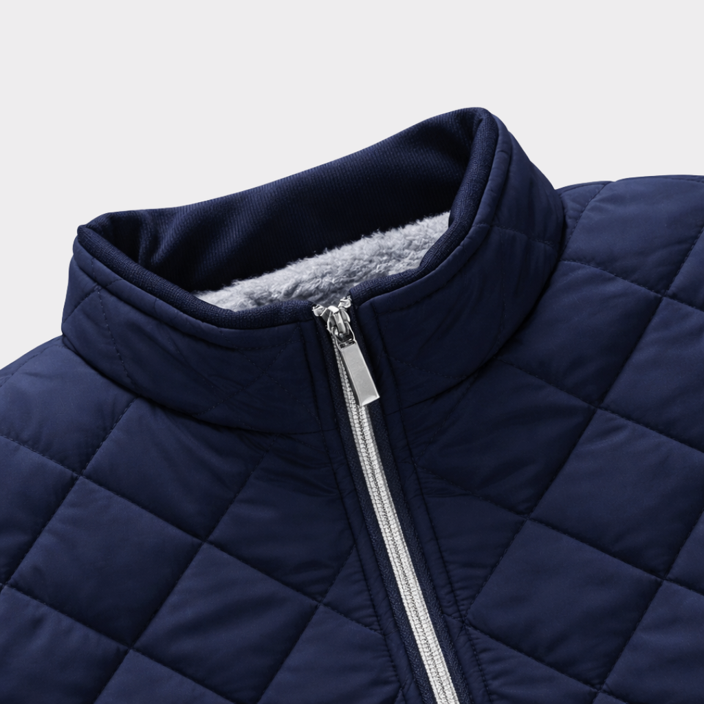 Quilted Jacket Men's | Contemporary Fit with Functional Pockets | S&W - 5 - Stylewhipped