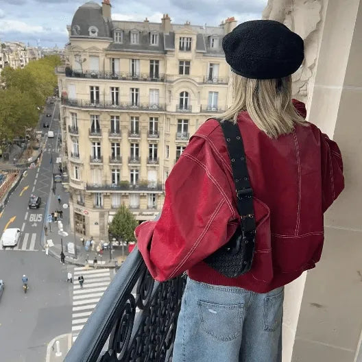 Casual Jacket for Women | Oversized Fit with Statement Sleeves | S&W - 2 - Stylewhipped