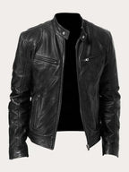 Classic Men's Biker Jacket | Timeless Style with Functional Zips | S&W - 1 - Stylewhipped
