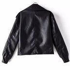 Biker Jacket Women | Cropped Design with Belted Waist | S&W - 8 - Stylewhipped