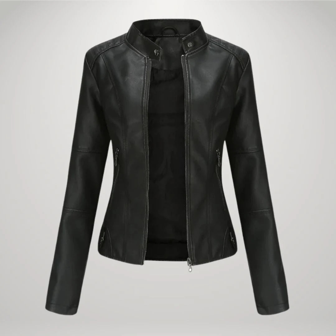 Ladies Jacket | Tailored Fit with Modern Stand-Up Collar | S&W - 2 - Stylewhipped