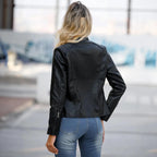 Ladies Jacket | Tailored Fit with Modern Stand-Up Collar | S&W - 3 - Stylewhipped