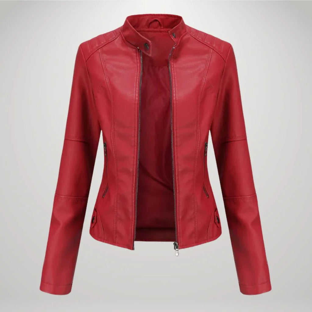 Ladies Jacket | Tailored Fit with Modern Stand-Up Collar | S&W - 4 - Stylewhipped