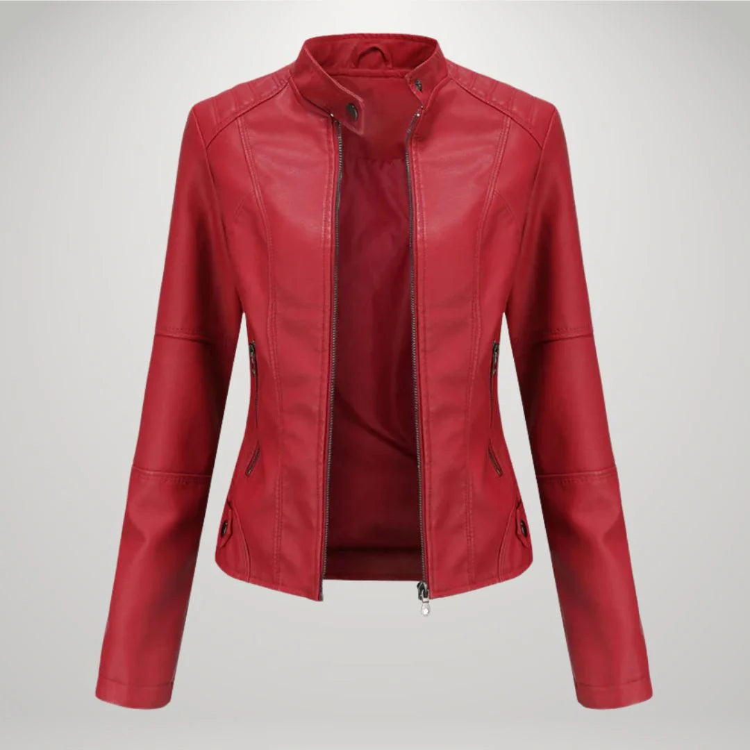 Ladies Jacket | Tailored Fit with Modern Stand-Up Collar | S&W - 4 - Stylewhipped