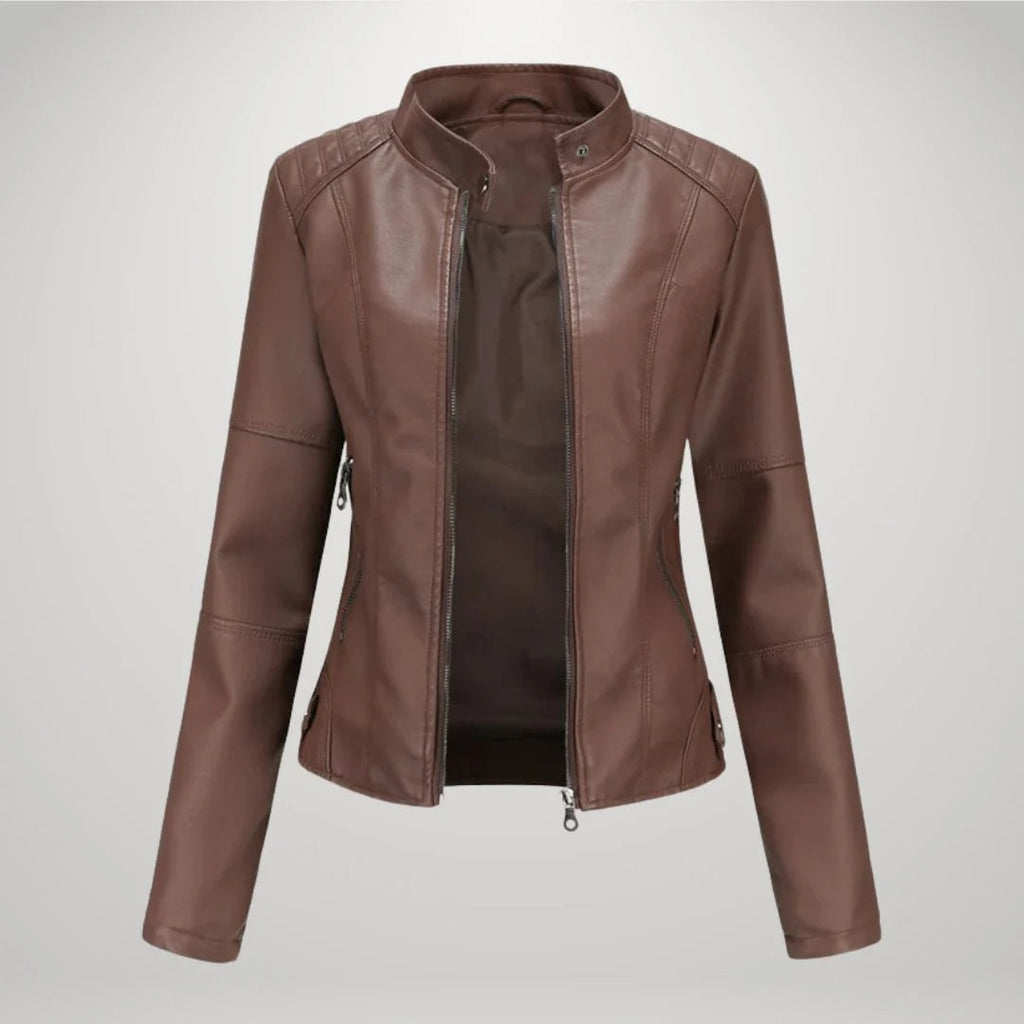 Ladies Jacket | Tailored Fit with Modern Stand-Up Collar | S&W - 9 - Stylewhipped