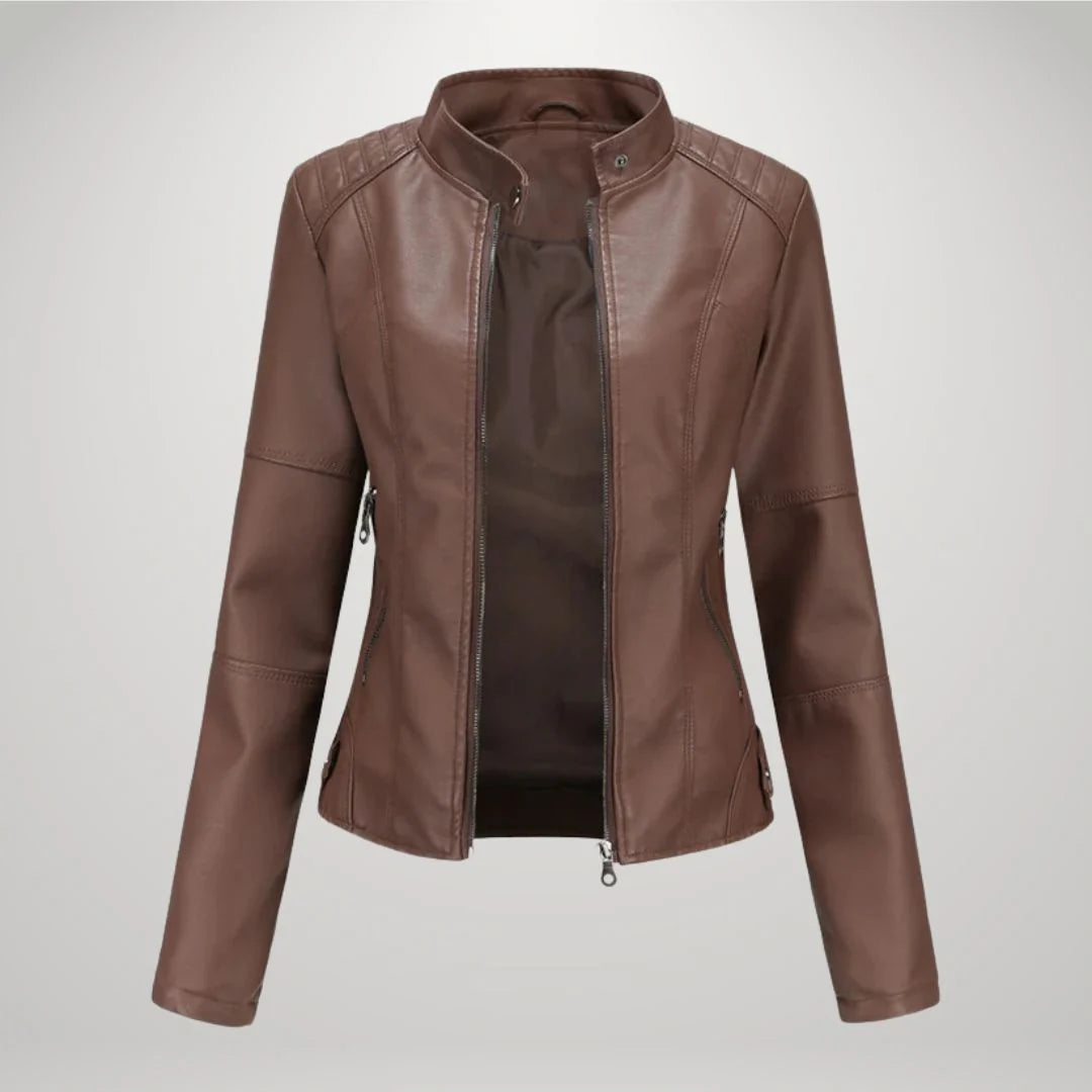 Ladies Jacket | Tailored Fit with Modern Stand-Up Collar | S&W - 9 - Stylewhipped