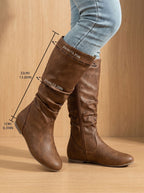 Slouchy Boots for Women | Effortless Chic Style | S&W - 4 - Stylewhipped