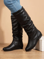 Slouchy Boots for Women | Effortless Chic Style | S&W - 6 - Stylewhipped