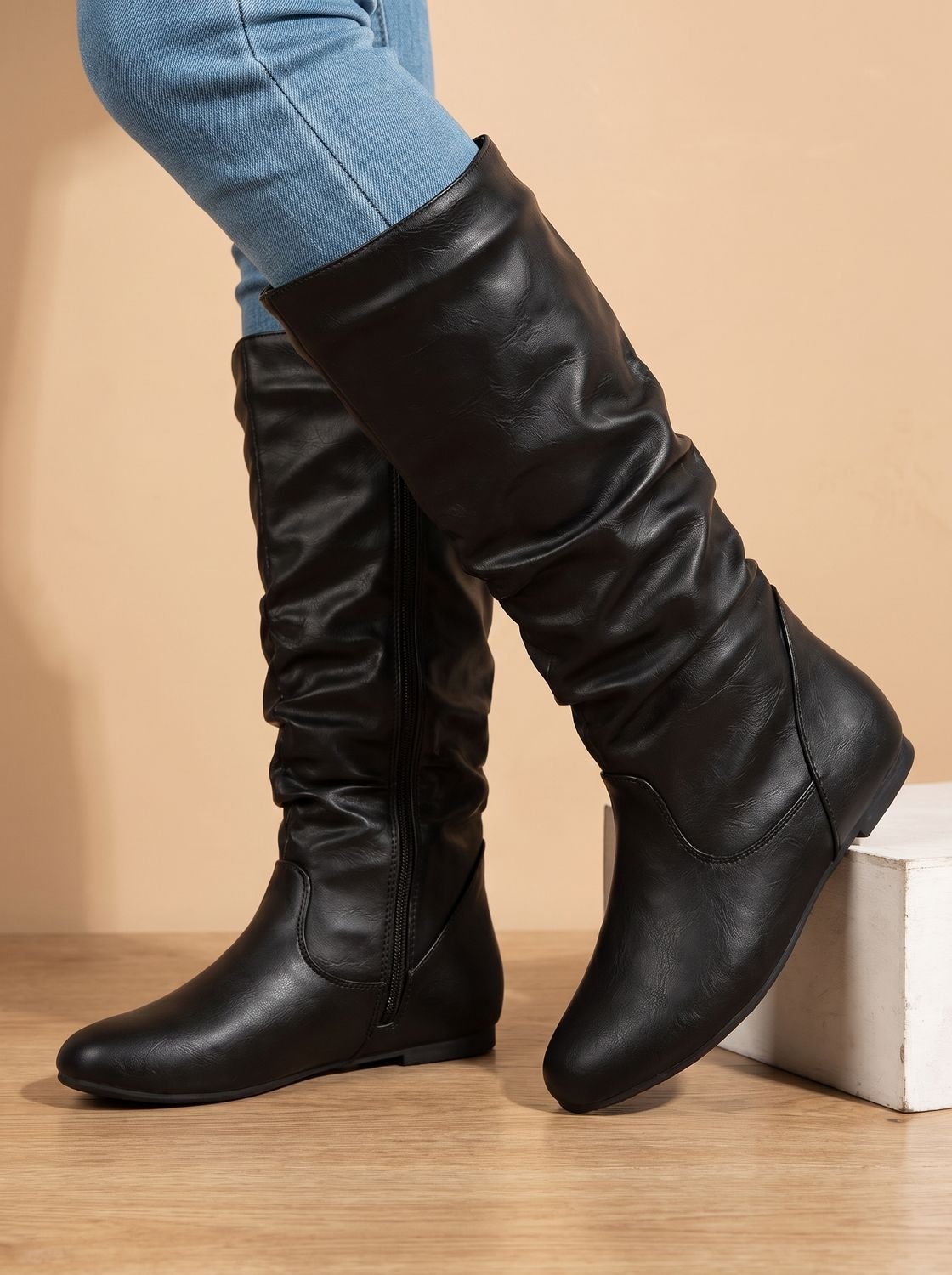 Slouchy Boots for Women | Effortless Chic Style | S&W - 6 - Stylewhipped